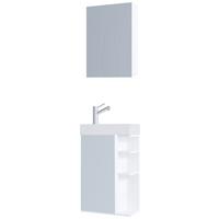 GÄSTEBAD LUMIA - Weiss, Modern, Glas/Keramik (40cm) - MID.YOU