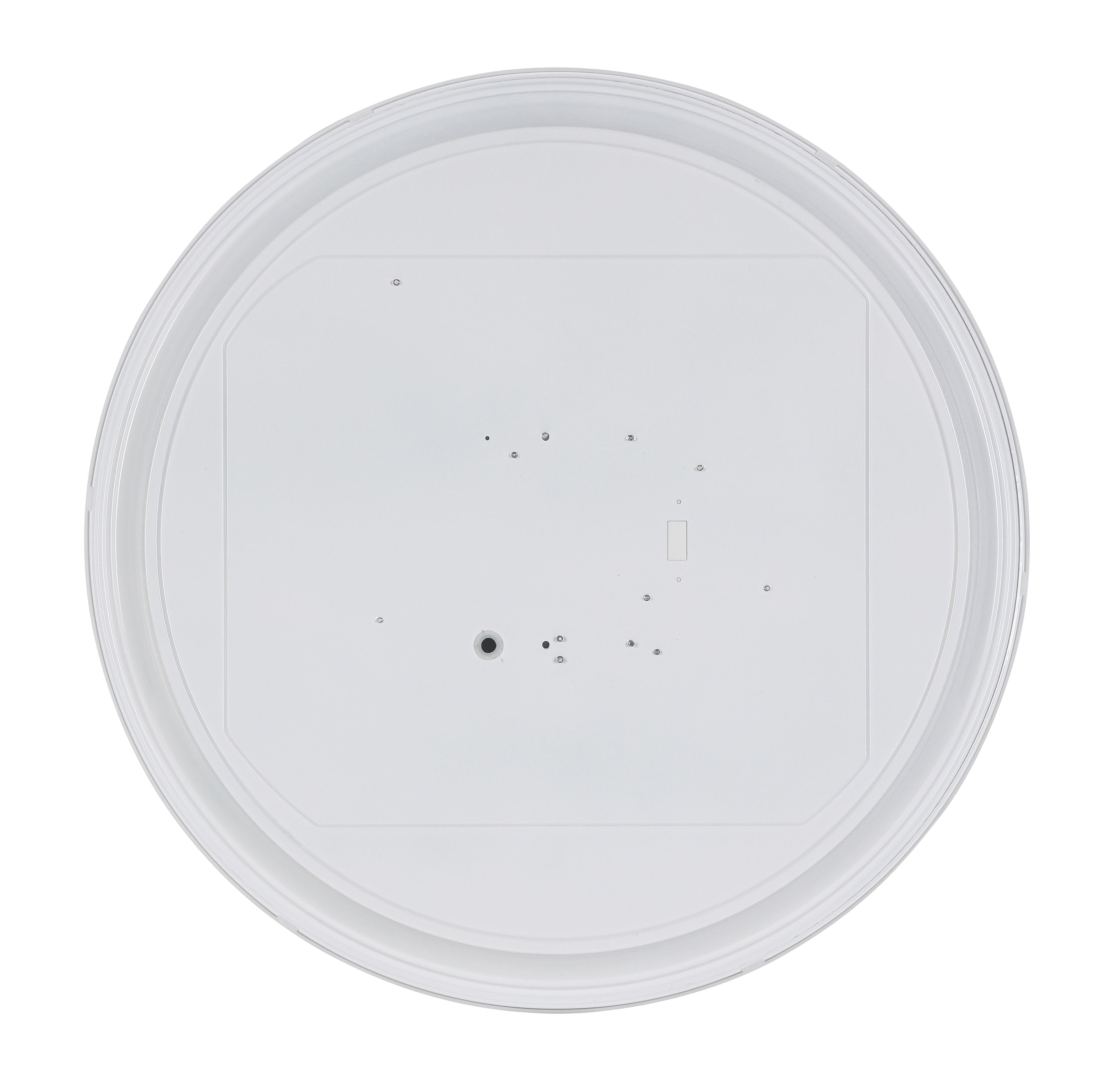 LED-TAKLAMPA PROL - vit/cappuccino, Modern, metall/plast (46/46/5cm) - Mömax