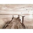 Keilrahmenbild Sarah, ca. 77x57x2cm - Beige/Grau, MODERN, Holz/Papier (77/57/2cm) - MÖMAX modern living