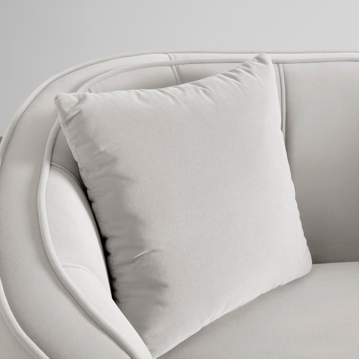 Canapea cu 2 locuri HOPE - grej/culoare natur, Modern, lemn/textil (141/77/73cm) - Bessagi Home