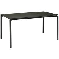 Jedilna Miza Lean, Črna, 160x90 - črna, Konvencionalno, kovina/leseni material (160/90/76cm) - P & B