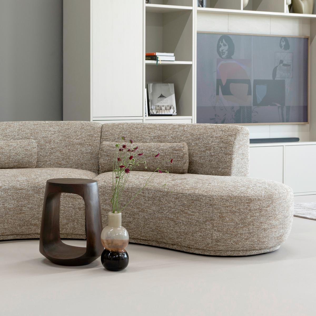 Beistelltisch Walnussfarben B: 33 cm - Walnussfarben, MODERN, Holz (33/33/45cm) - Livetastic