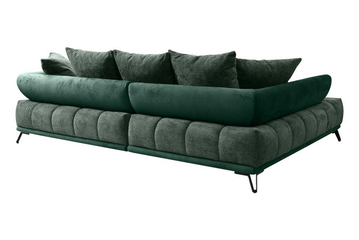 Kutna Garnitura Largo N - tamno zelena/crna, Moderno, tekstil/metal (184/262cm) - Modern Living