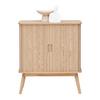 BYRÅ SKANDY - naturfärgad, Modern, trämaterial/trä (70/80/30cm) - Premium Living