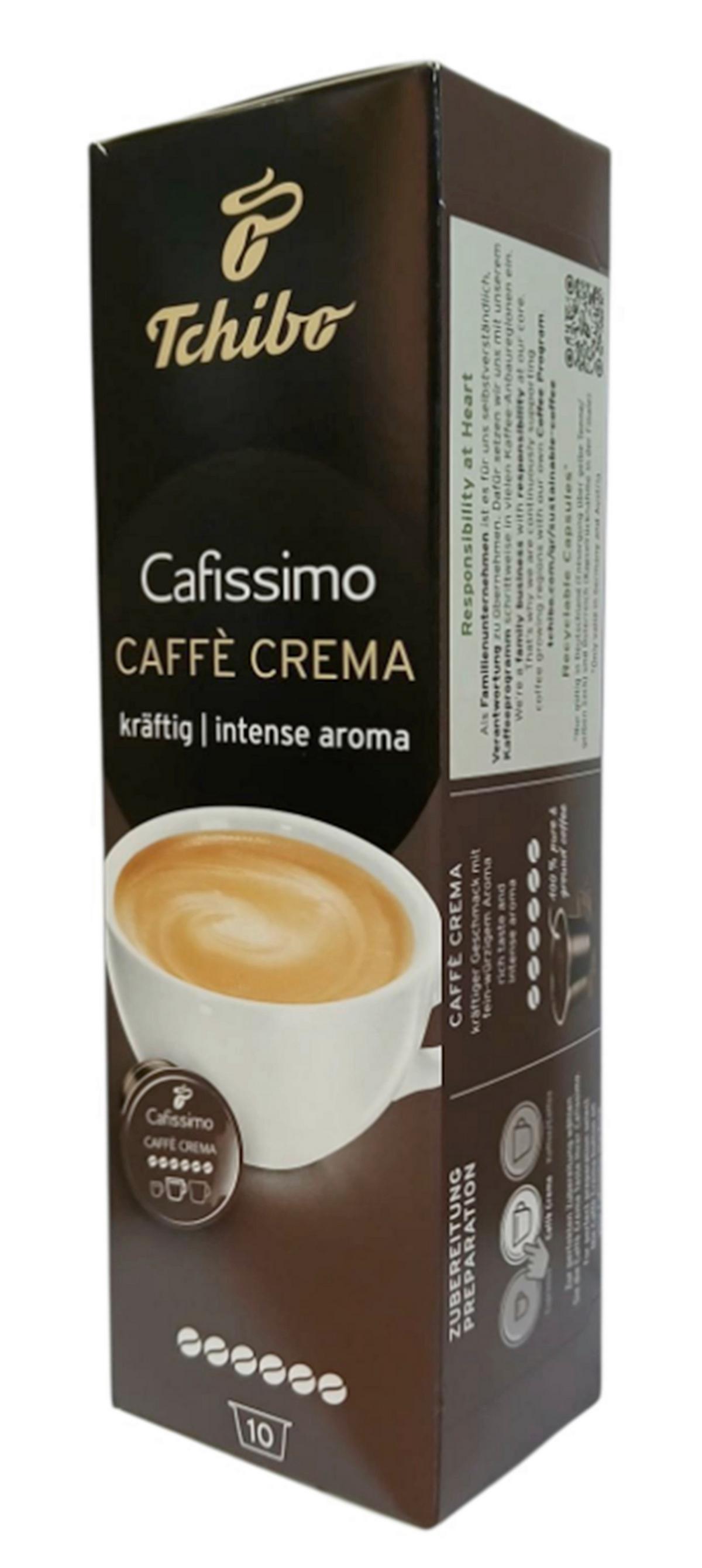 Kávékapszula Tchibo Caffé Cr. Intense Aroma - fekete, papír (0,075kg)