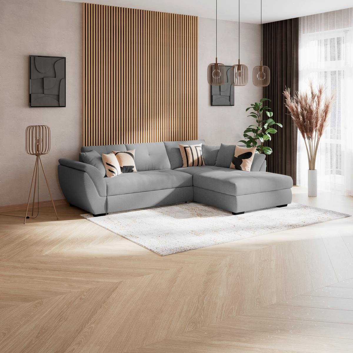 COLțAR - gri închis, Konventionell, textil (278/187cm) - Ondega