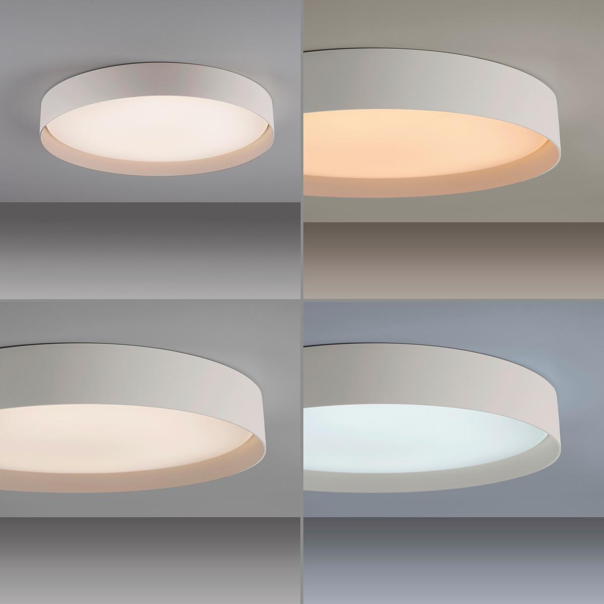 LAMPA SUFITOWA LED 14595-39 TAVOLI - kolor piaskowy, Konventionell, tworzywo sztuczne/metal (49/49/7.3cm) - Schöner Wohnen