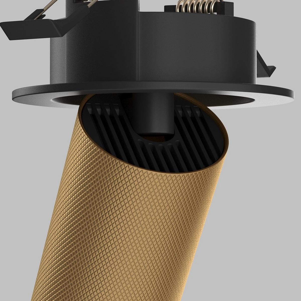 Deckenleuchte Artisan Goldfarben max. 10 Watt - Goldfarben/Schwarz, Modern, Metall (5,4/14,1cm) - MAYTONI