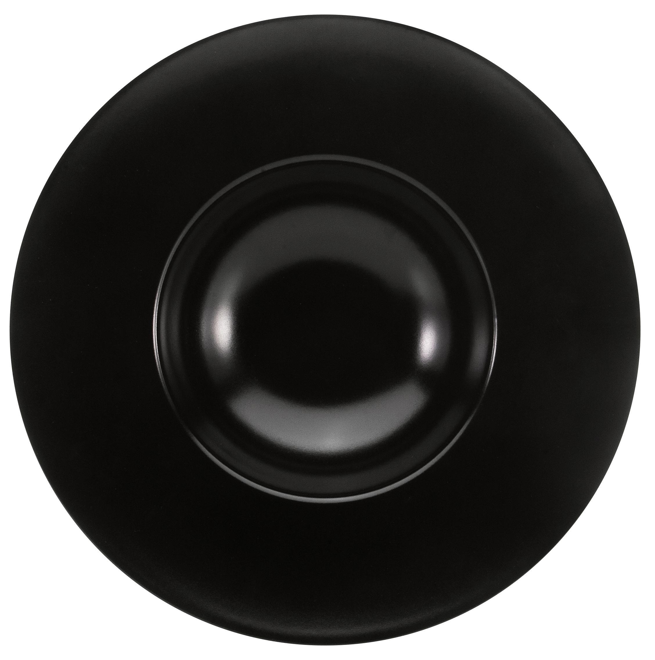 Pastateller Gourmet in Schwarz Ø ca. 27cm - Schwarz, MODERN, Keramik (27cm) - Premium Living