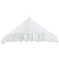 BALDACHIM NAD ŁÓŻKO BASIC - biały, Basics, tkanina (55/78/145cm) - My Baby Lou