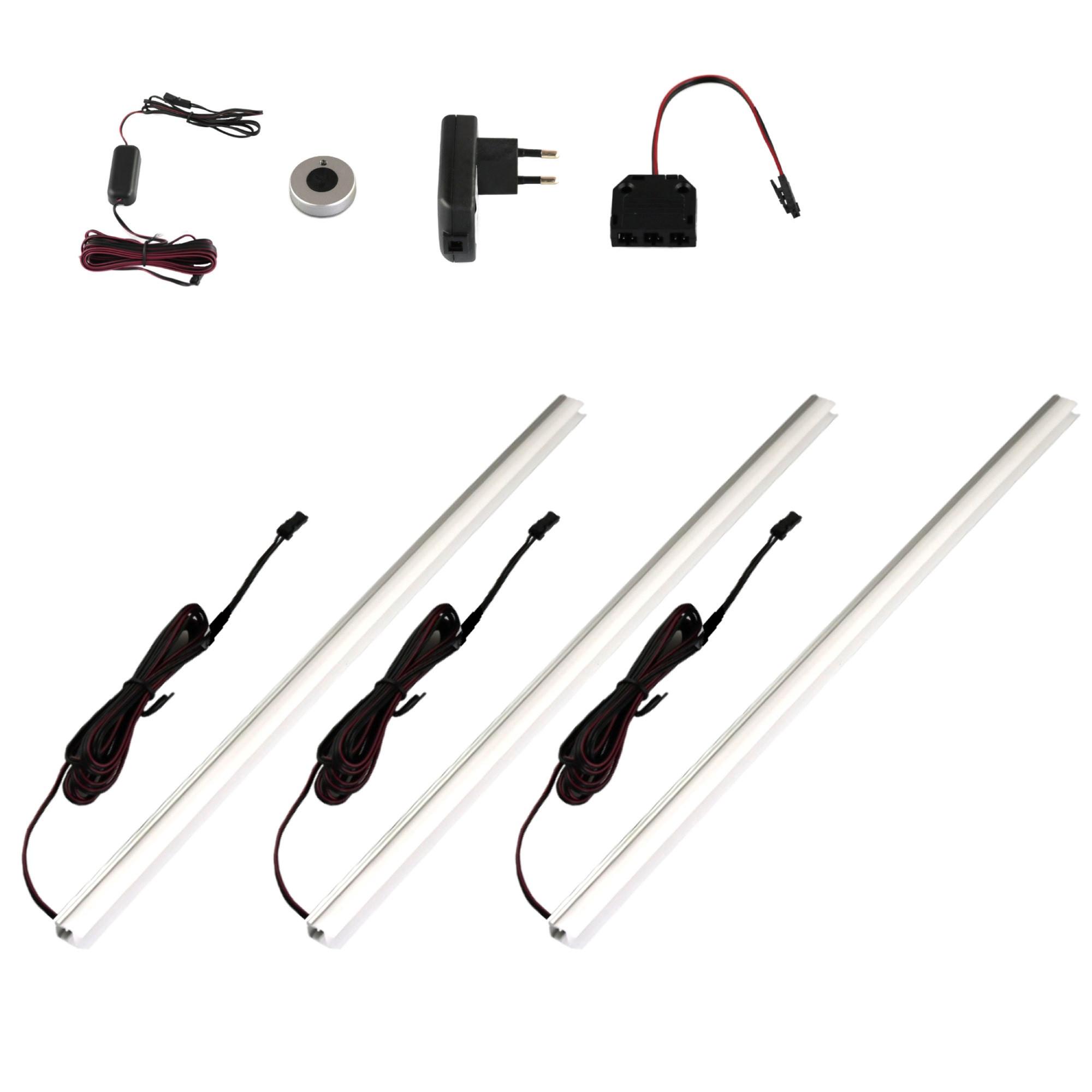 Set Svetlobnih Letev 3 Deli - prosojno, Basics, umetna masa (40cm) - MID.YOU