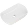 Aufsatzwaschbecken "New York", Weiß Keramik BHT: 50x13x32 cm - Weiß, MODERN, Keramik (50/12,5/31,5cm) - MID.YOU