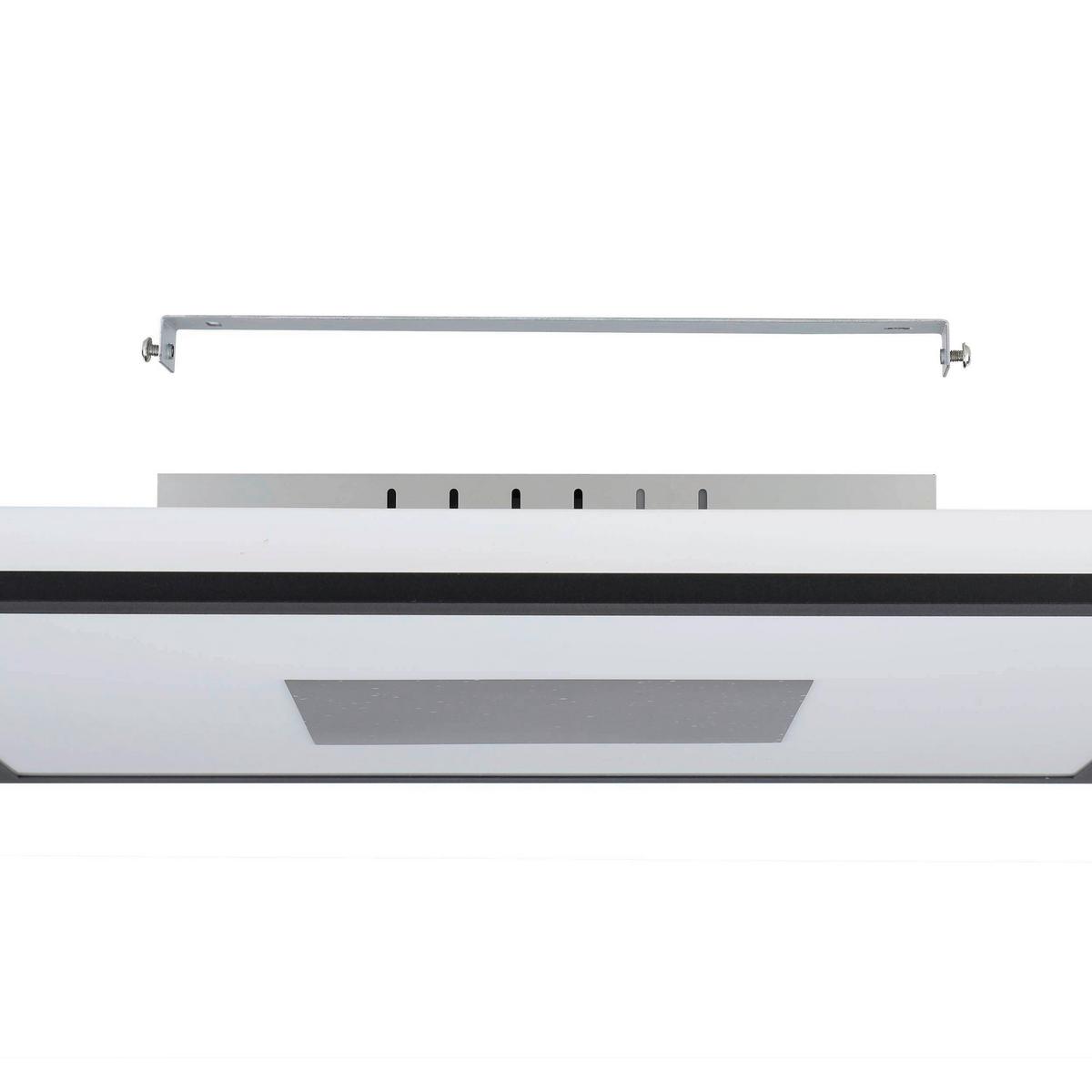 Led-deckenleuchte 900559_marmorata - Weiss/Schwarz, Basics, Kunststoff/Metall (44,5/44,5/5cm) - Eglo