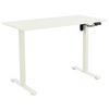 SKRIVBORD CHARLIE - vit, Modern, metall/trämaterial (120/60/72-118cm) - Mömax
