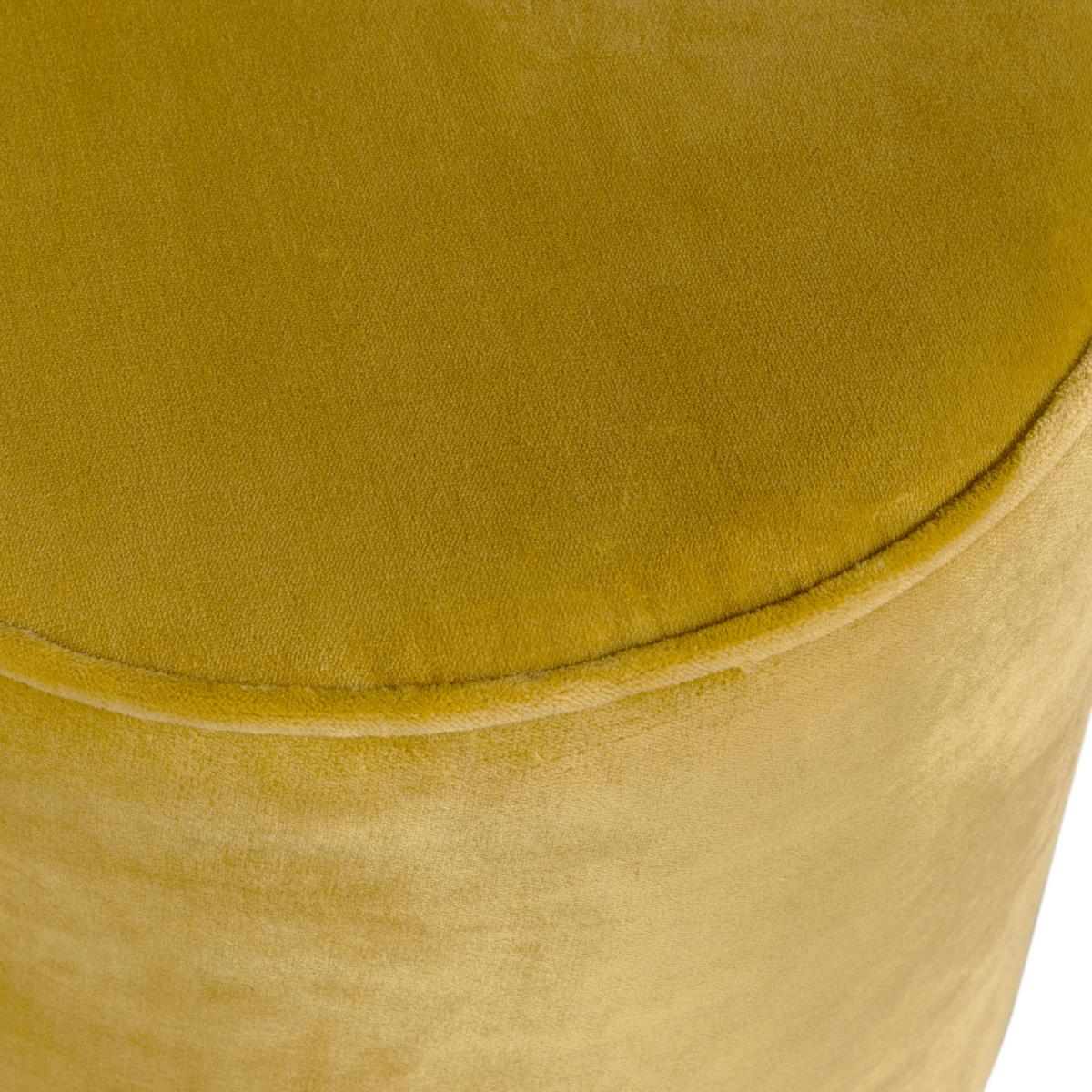 Hocker Sara Gelb - Gelb, Design, Textil (60/36/60cm) - Livetastic