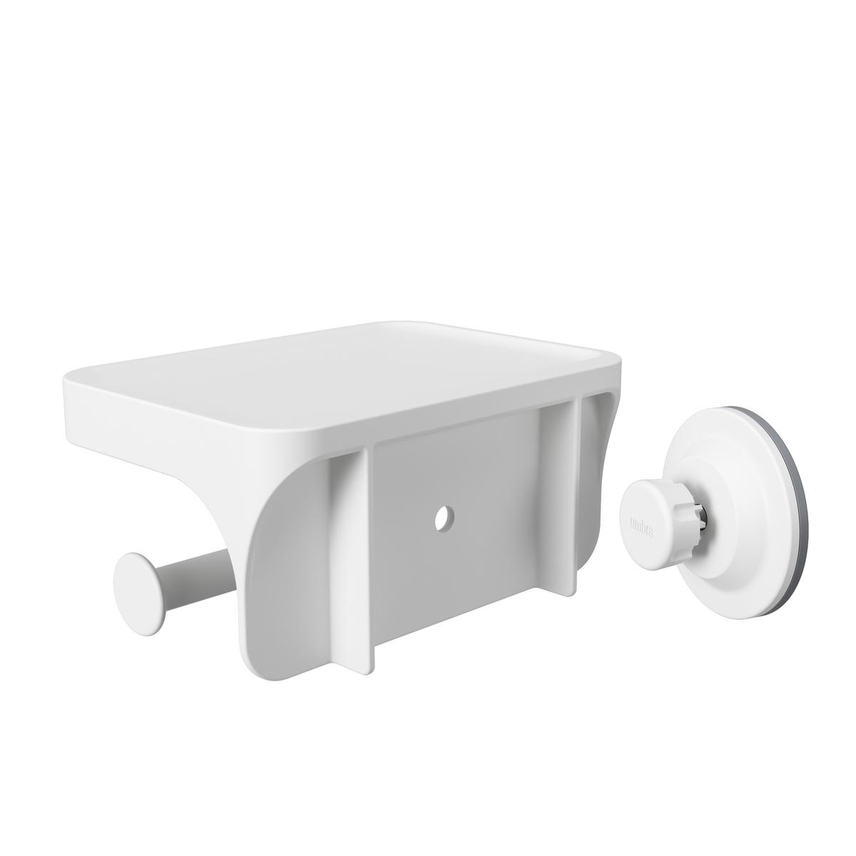 Držalo Za Toaletni Papir Easy - bela, Moderno, umetna masa (16/12/9cm) - Premium Living