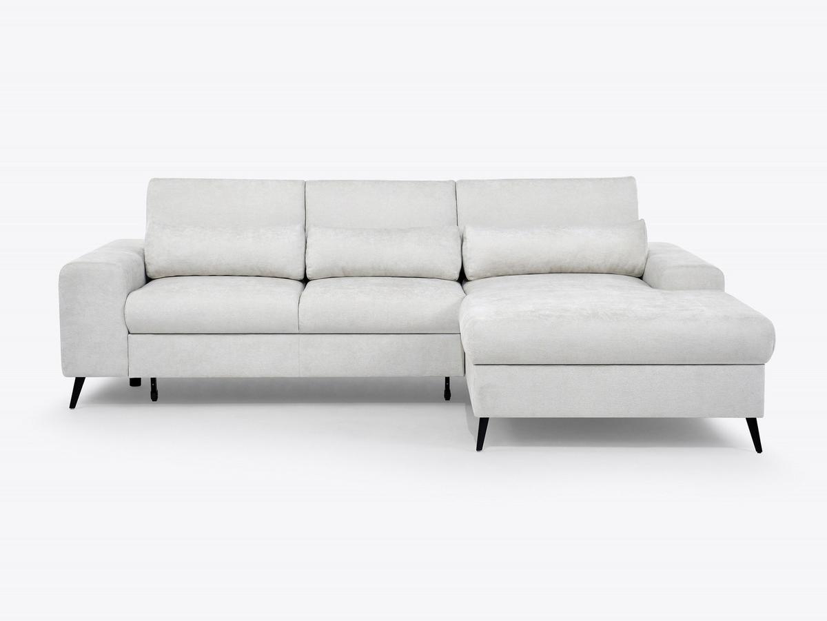 Sarokkanapé Ágyfunkcióval Montana - krémszínű, Modern, faalapú anyag/textil (265/86-109/175cm) - Mömax