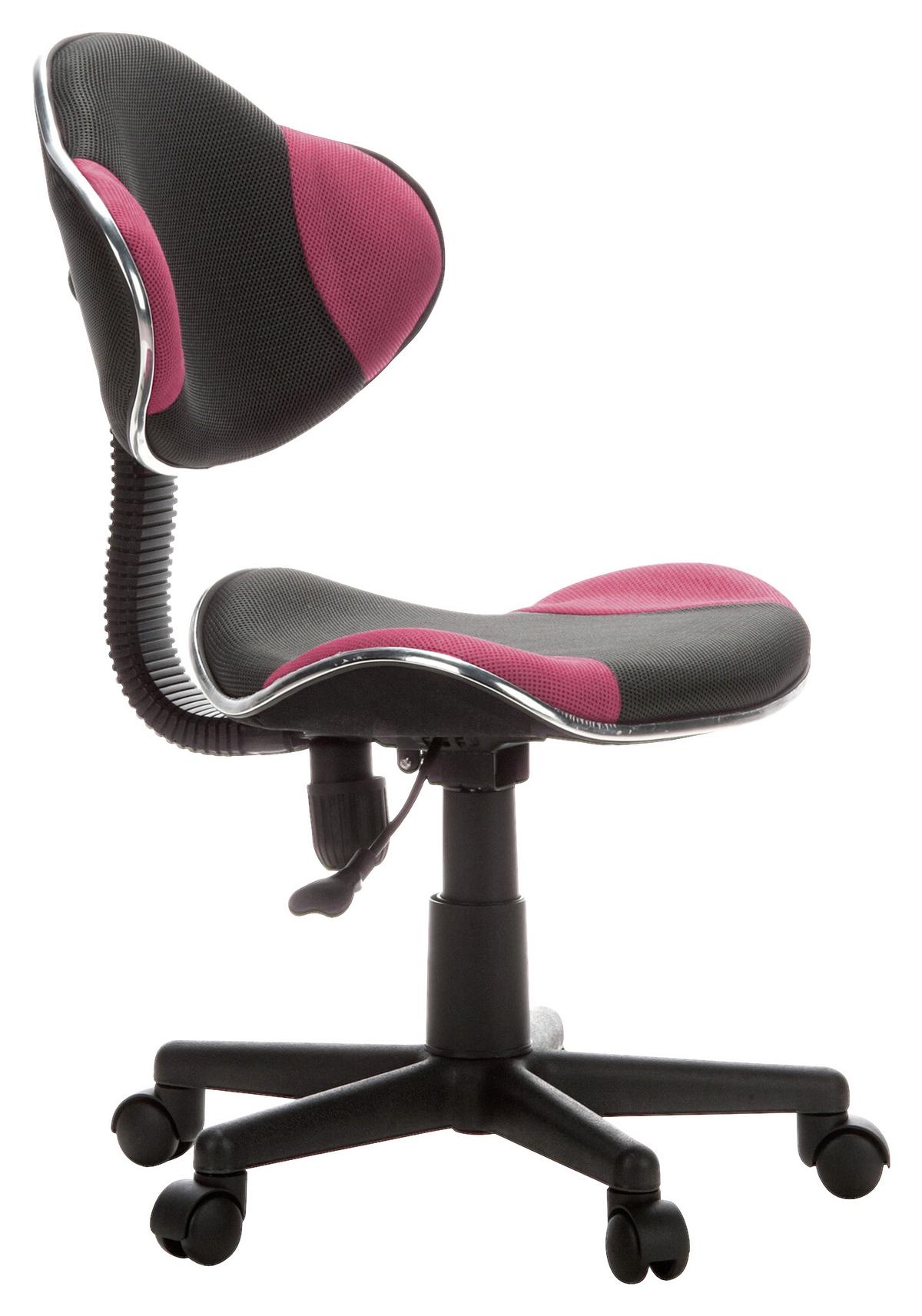 Mladinski Vrtljivi Stol Kiddy Gti 2, Siva, Roza - pink/siva, Basics, umetna masa (45/86-101/42cm) - MID.YOU
