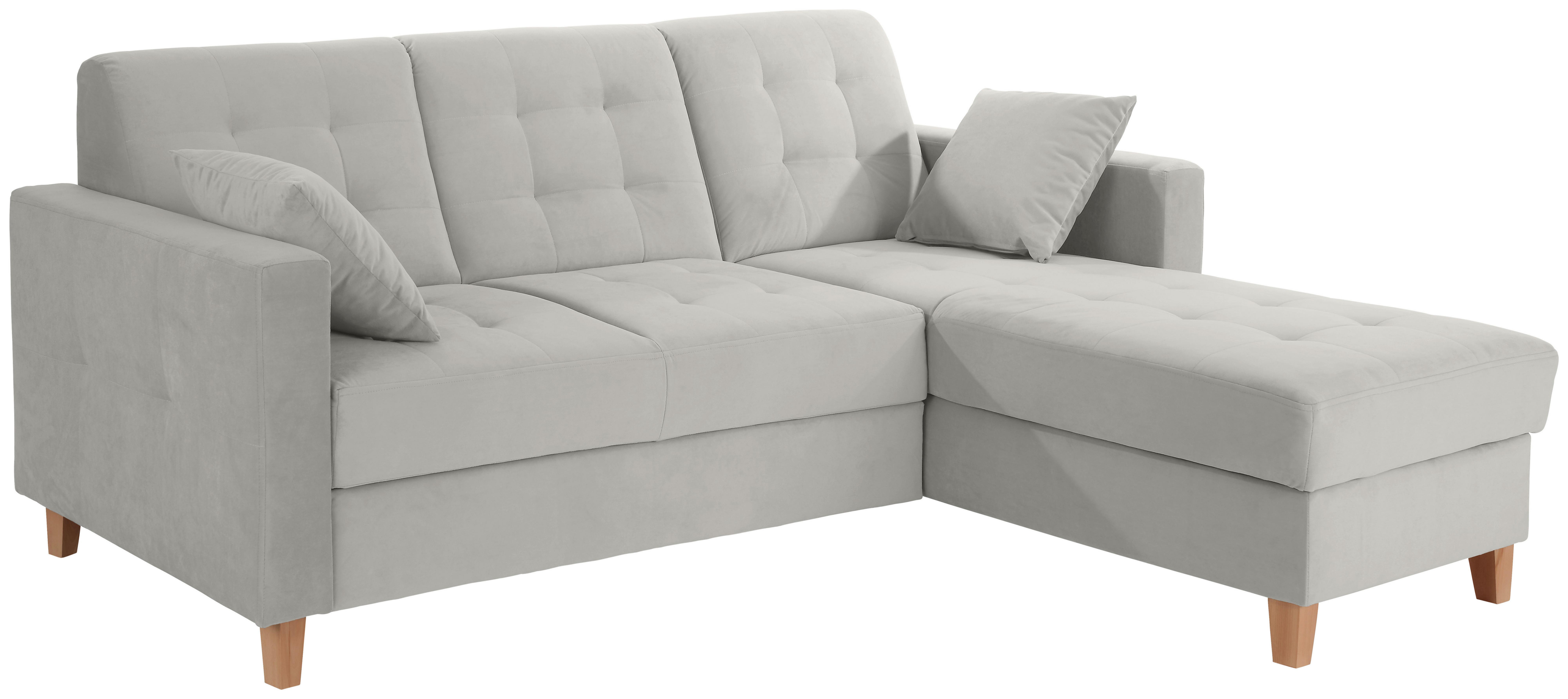 Colțar BERGEN - gri deschis, Design, textil (231/160cm) - Luca Bessoni