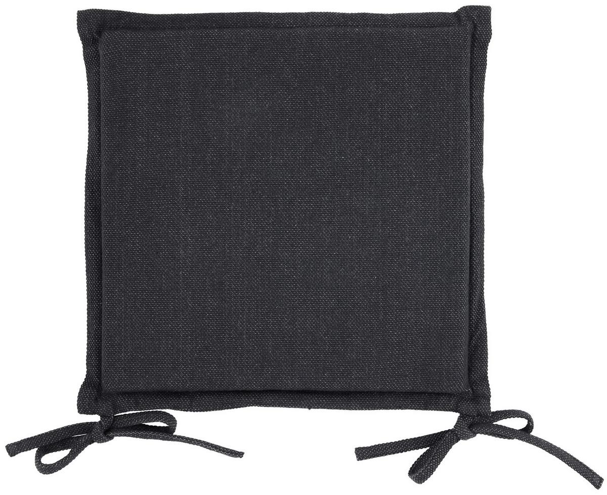 Sitzkissen Vincent in Anthrazit ca. 40x40cm - Anthrazit, Modern (40/40/3cm) - Modern Living