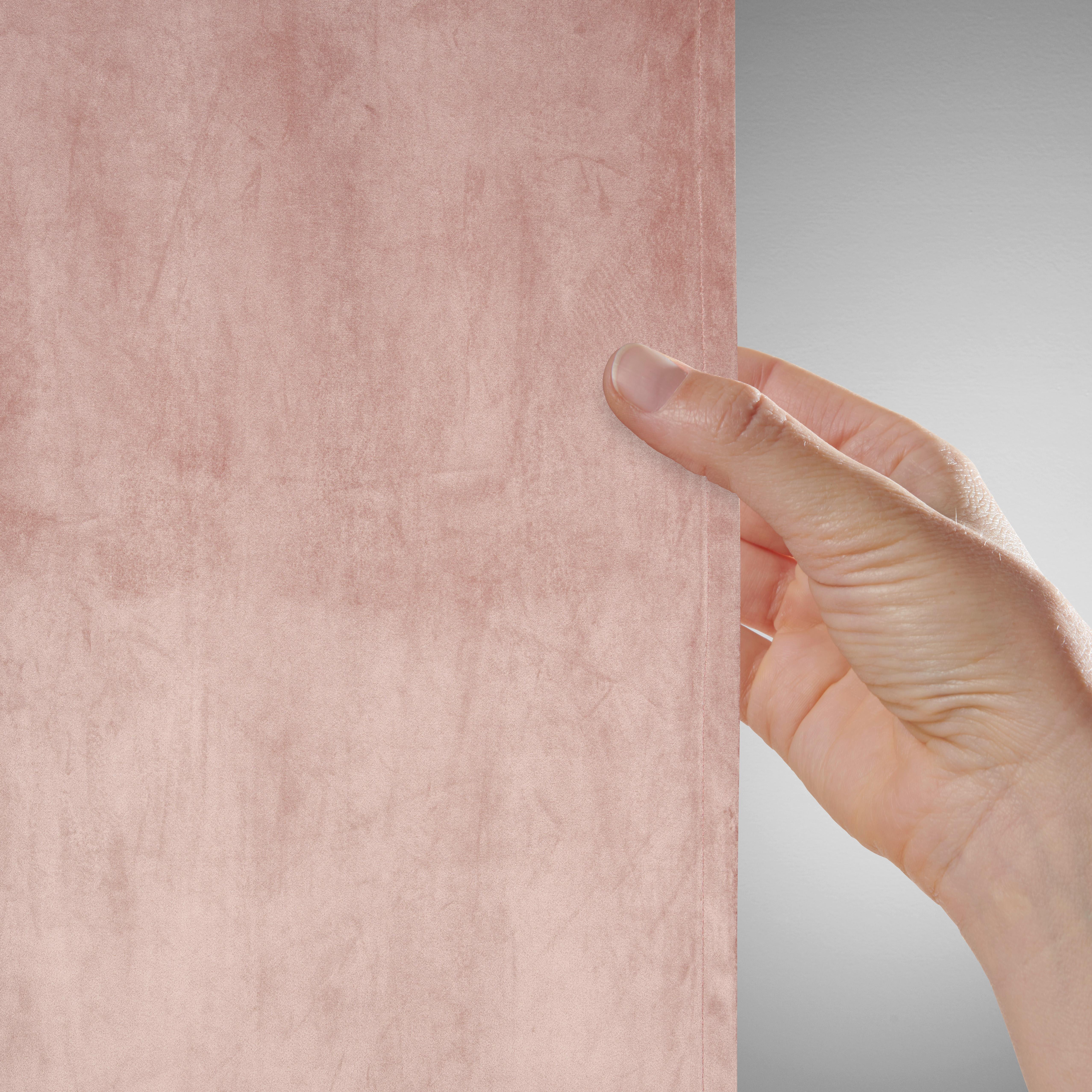 GARDINLÄNGD VIOLA - rosa, Klassisk, textil (140/245cm) - Premium Living