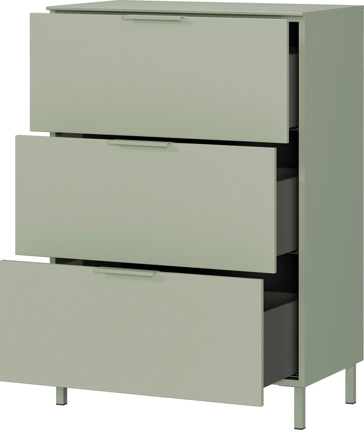 Kommode Gw-Savoca - Grün, Modern, Holzwerkstoff/Metall (68/98/40cm) - Mömax