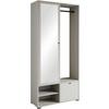 Garderobe Dino ca. 90x190 cm Beige/Kaschmir - Kaschmir/Beige, Trend, Holzwerkstoff (90/190/33cm) - P & B