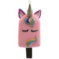 Christbaumanhänger Figures Multicolor - Weiss/Pink, Glas/Kunststoff (5,5/11,5/3cm) - Modern Living