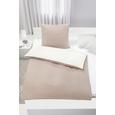 Bettwäsche Belinda ca. 155x220cm - Creme/Grau, Textil (155/220cm) - Premium Living