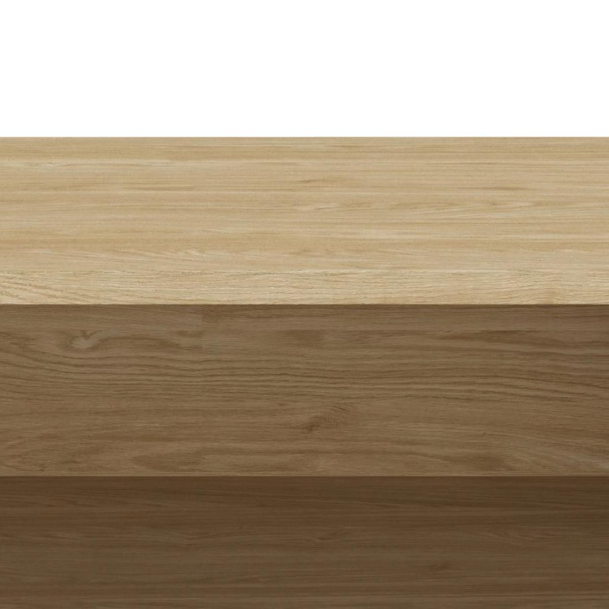 Regal Unit-Elements Mini - boje hrasta/crna, Moderno, drvni materijal (91,2/44,8/40cm) - Based