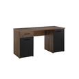 Pisalna Miza Tokio -exklusiv- - odtenki umazano rjave/črna, Moderno, kovina/umetna masa (145/76,3/60cm) - Mömax modern living Pisalna Miza Tokio -exklusiv- - odtenki umazano rjave/črna, Moderno, kovina/umetna masa (145/76,3/60cm) - Mömax modern living