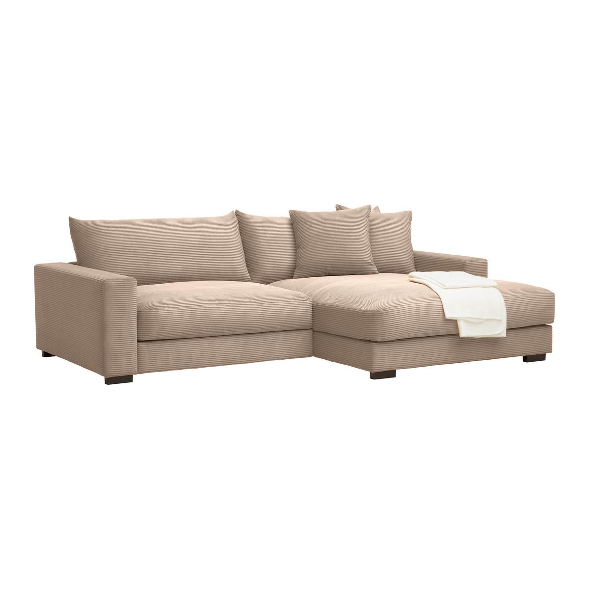 Wohnlandschaft Pedro in Braun - Karamell, MODERN, Textil (265/180cm) - Mömax