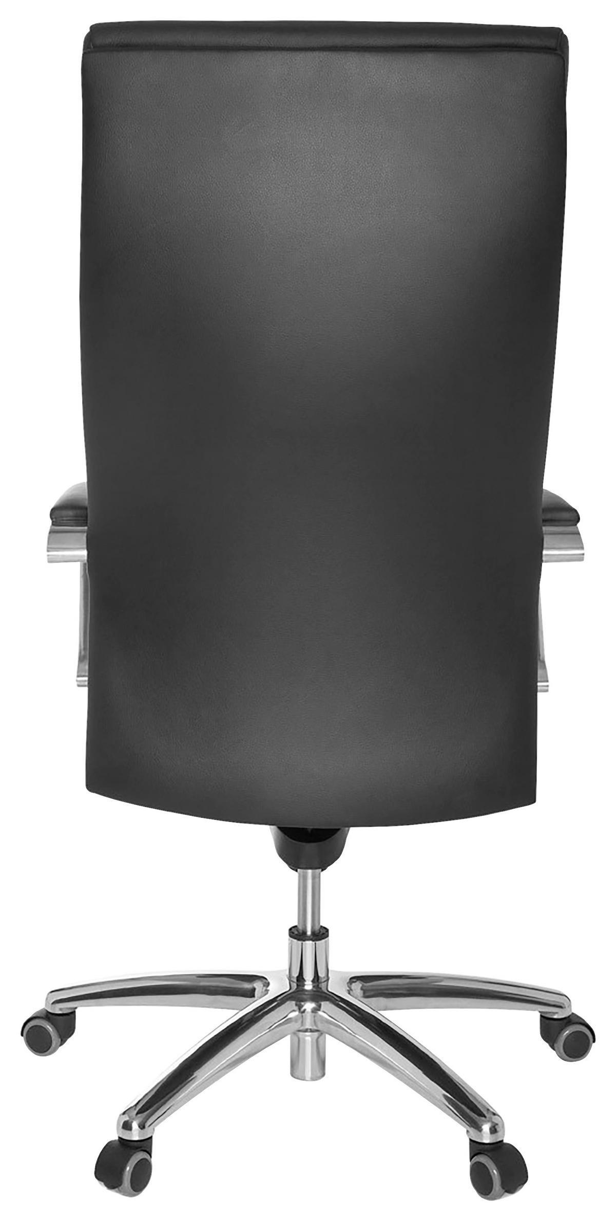 Vrtljivi Stol Ferrol - barve kroma/črna, Design, kovina/umetna masa (60/126/55cm) - MID.YOU