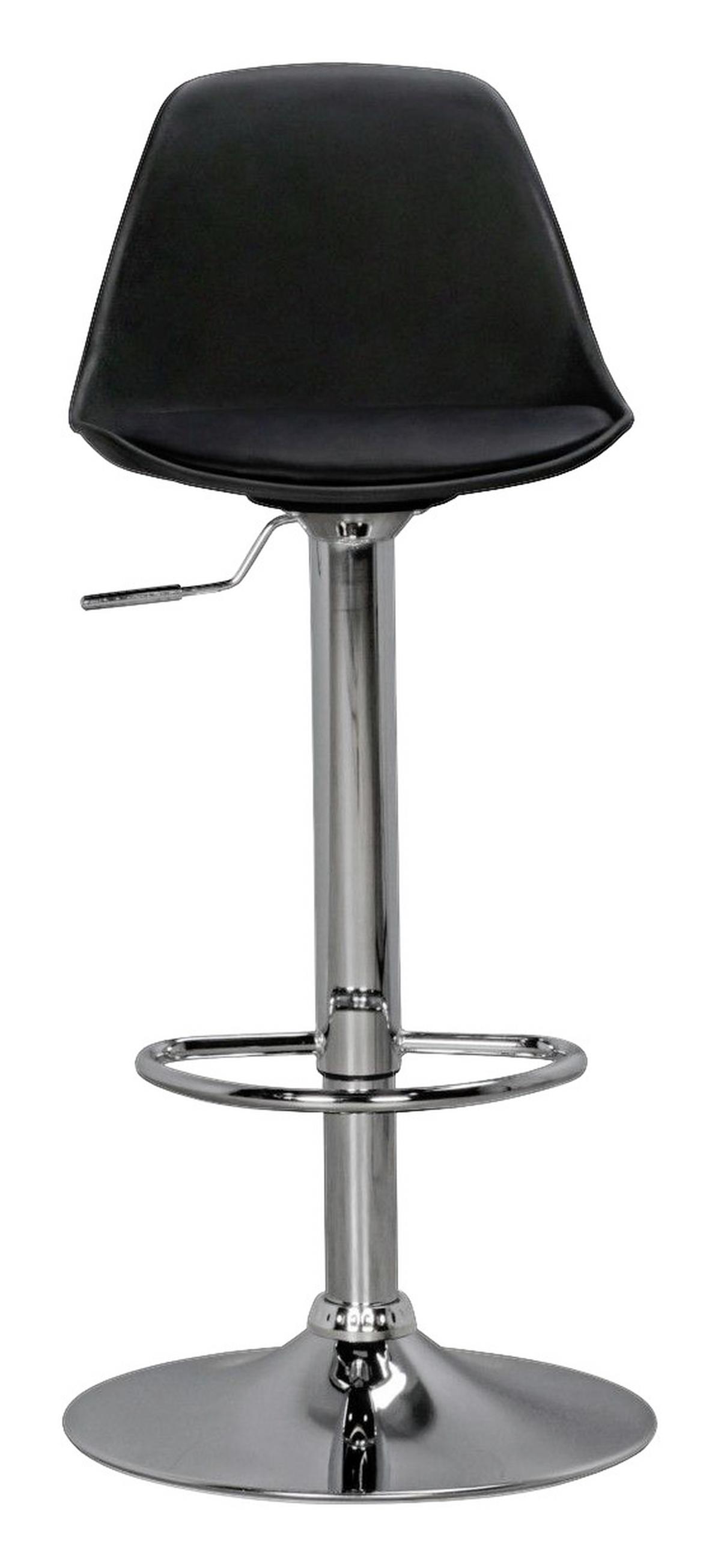 Barski Stol Korsika - barve kroma/črna, Moderno, kovina/umetna masa (40/104/40cm) - MID.YOU