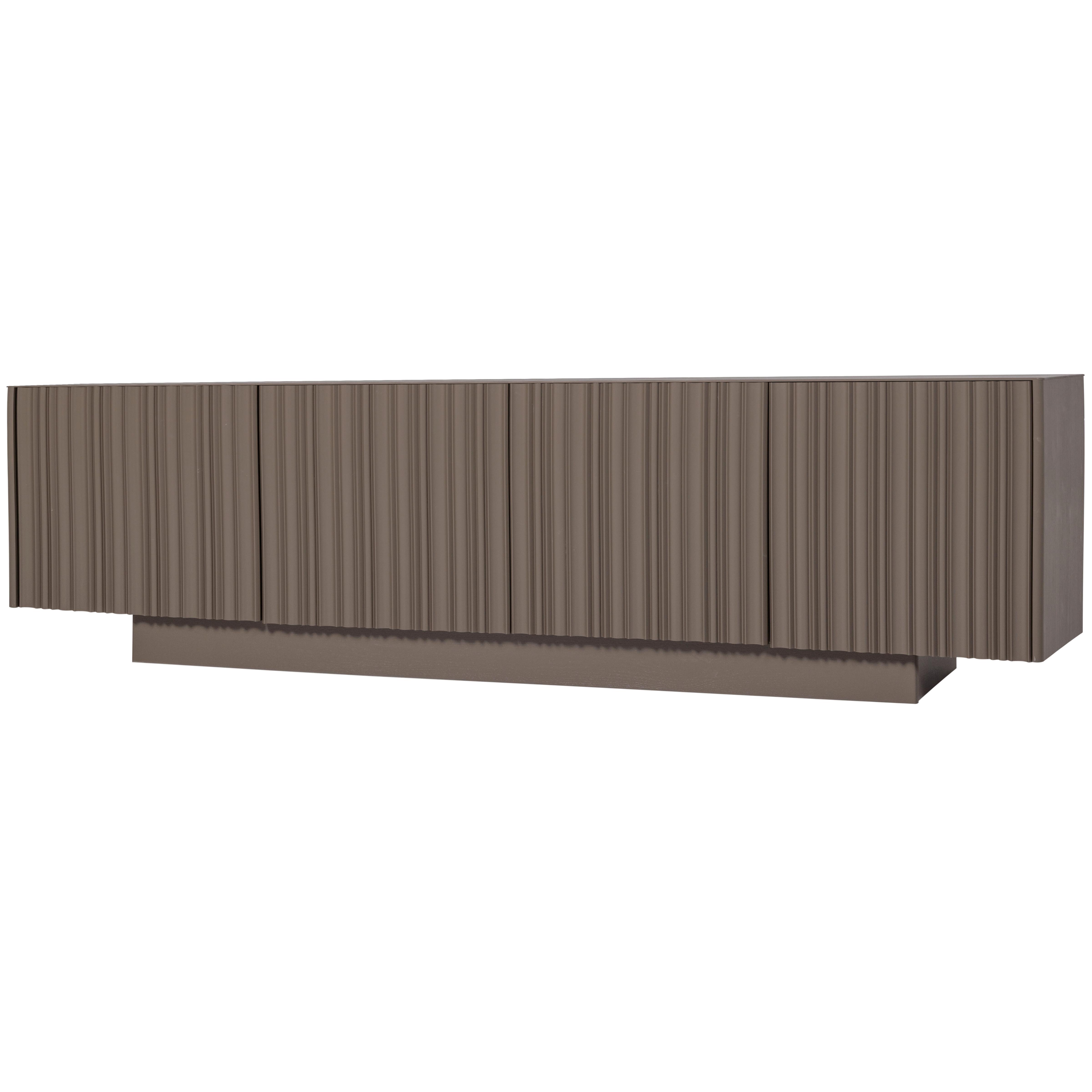 LOWBOARD Nova Braun B: 200cm - Braun, Design, Holz (200/52/40cm) - Livetastic
