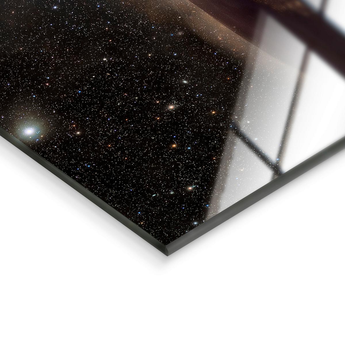 Glasbild Multicolor ca. 70x100cm - Multicolor, Basics, Glas/Papier (70/100cm)