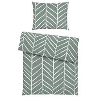 BETTWÄSCHESET MARBLE - Jadegrün, Konventionell, Textil (160/210cm) - Modern Living