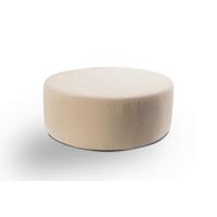 Hocker Kolo Beige - Beige/Schwarz, Basics, Kunststoff/Textil (103/39/103cm) - MID.YOU