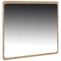 Oglindă FONTANA - culoare lemn stejar, Modern, sticlă/material pe bază de lemn (84/83/2cm) - Modern Living