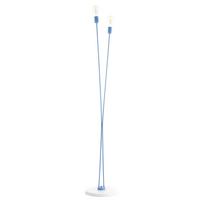 Stehleuchte Stick Blau max. 22 Watt - Blau, Basics, Metall (32/182cm)