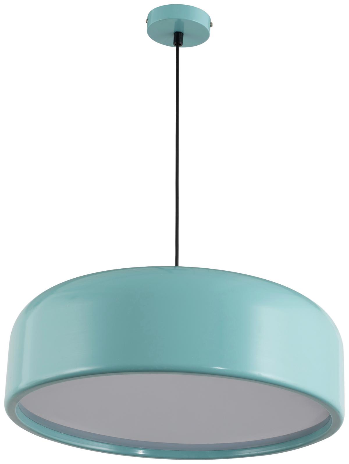 LAMPA WISZĄCA FRANKA - niebieski, Lifestyle, tworzywo sztuczne/metal (48/120cm) - Collet's Monde