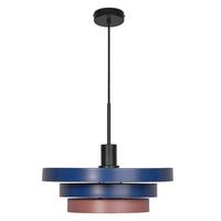 LAMPA WISZĄCA DECOR LAYERS PENDANT E27 BL - różowy/niebieski, Basics, metal (40/136cm) - Osram