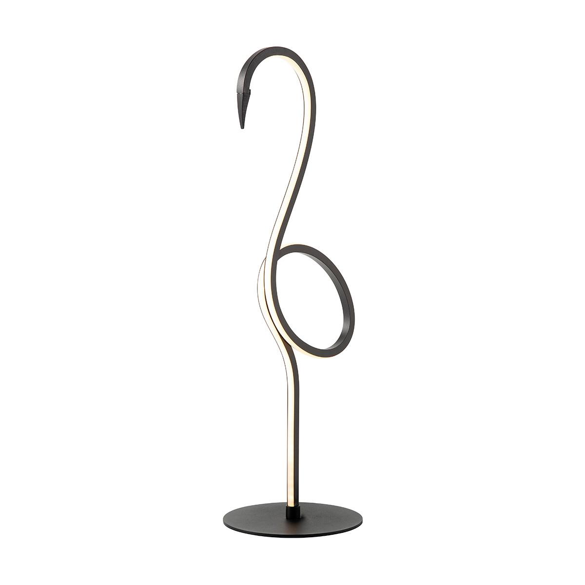 LED Asztali Lámpa Flamingo-Tl-Blk - fekete, Trend (15/50cm) - Elstead Lighting