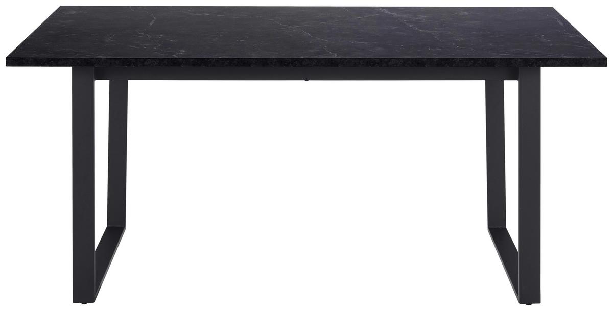 STÓŁ DO JADALNI AMBLE - czarny, Trend, materiał drewnopochodny/metal (160/90/74cm) - MID.YOU