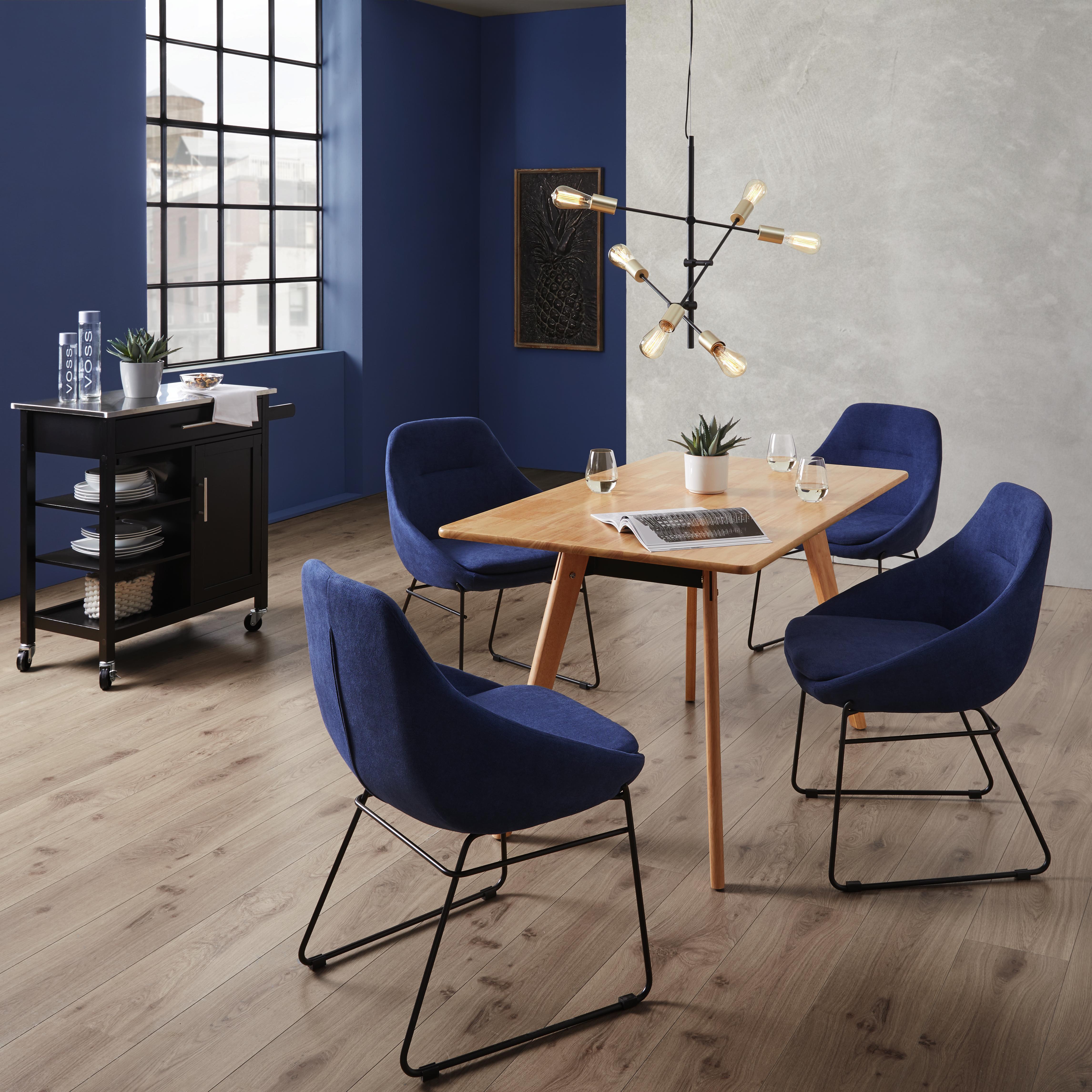 Tisch Piet Echtholz ca. 135x80 cm - Buchefarben, MODERN, Holz (135/80/75cm) - Bessagi Home