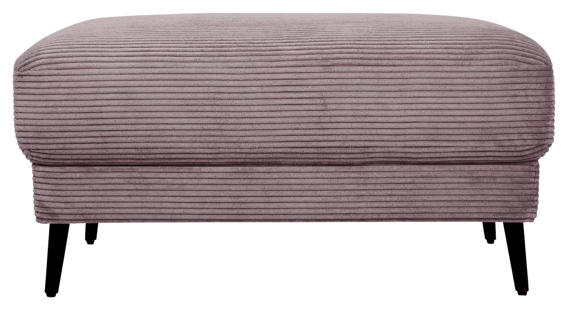 Hocker Cora Altrosa - Altrosa, Modern, Textil/Metall (92/46/60cm) - Mömax