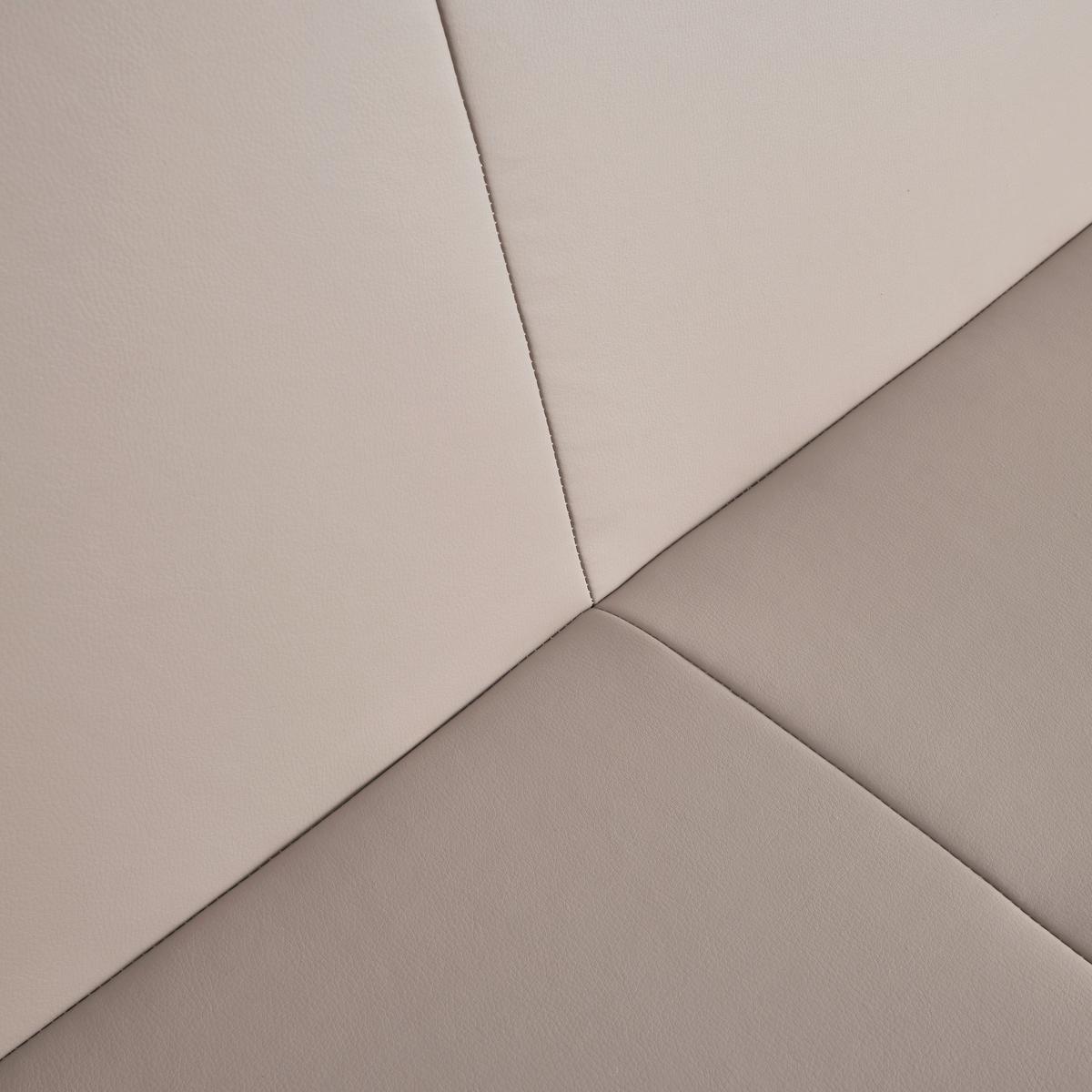 Bancă BOSCO - taupe/negru, Modern, lemn/metal (140/90/62cm) - Bessagi Home