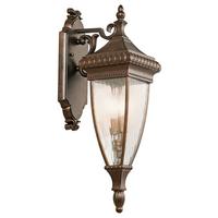 Kültéri Falilámpa Kl-Venetian2-M - bronzszínű, Konventionell, üveg/fém (18.4/26,7/64,1cm) - Elstead Lighting