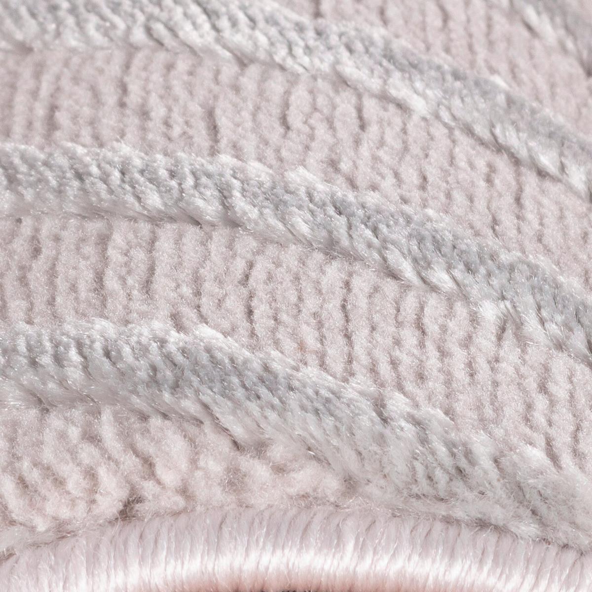 Tkana Preproga Sahara, Srebrna, 80x150cm - srebrne barve, Design, tekstil (80/150cm) - Novel