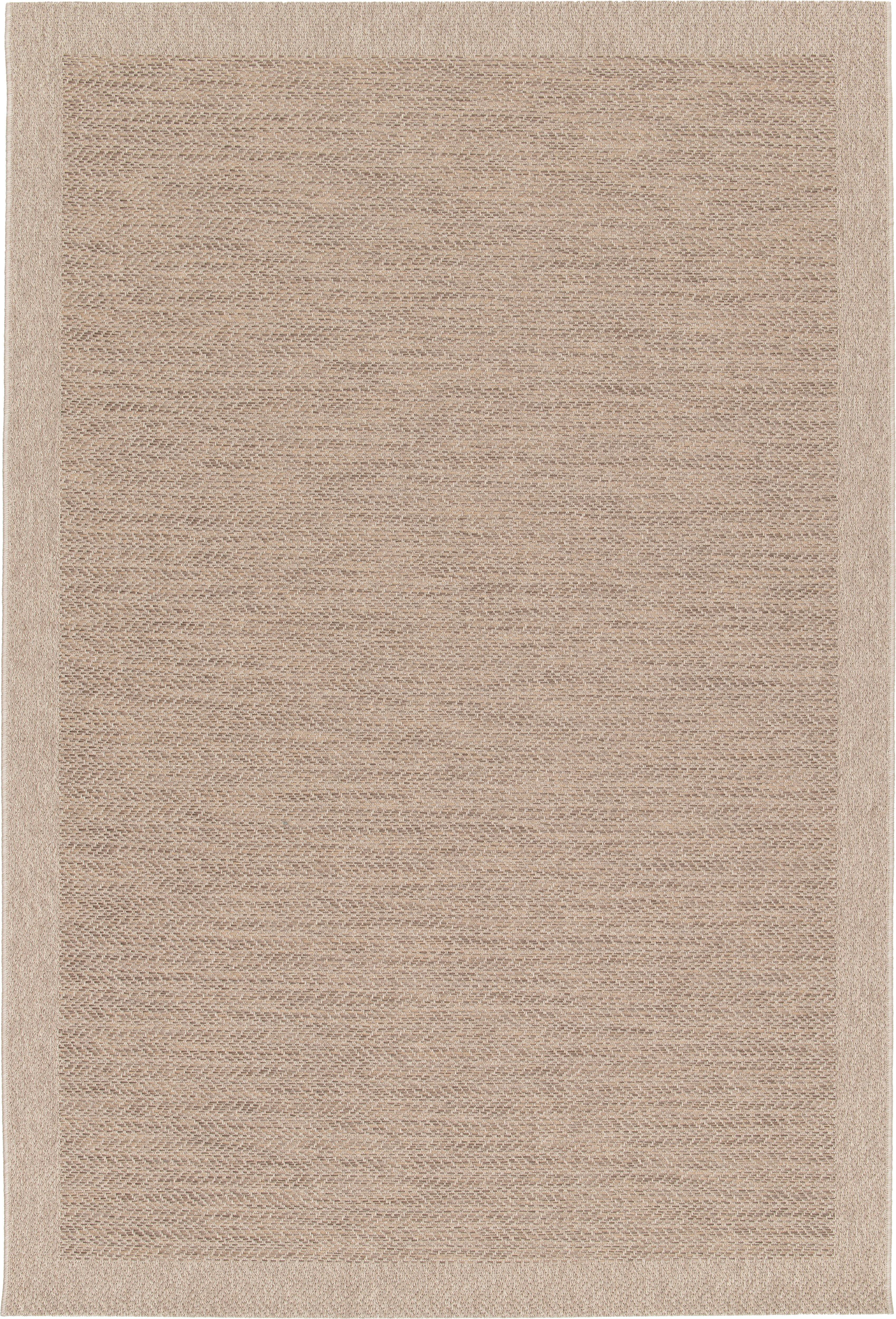 Flachwebeteppich Riviera Sandfarben ca. 120x170cm - Sandfarben, MODERN, Textil (120/170cm) - Mömax